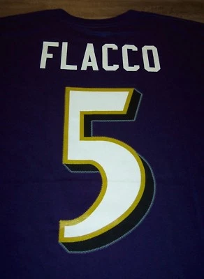 BALTIMORE RAVENS #5 JOE FLACCO NFL FOOTBALL T-Shirt MENS XL NEW w/ TAG - Image 1 of 4