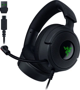 Razer Kraken V4 X Headset Wired Head-band Gaming USB Type-C / USB Type-A Blac... - Picture 1 of 7