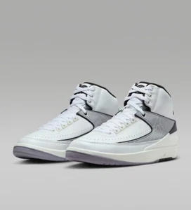 Brand New Nike Air Jordan 2 Retro Python Mens Size 10.5 White Black  Red Silver - Picture 1 of 3