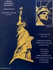 1992 BRUNO VISCONTI Art "Liberty Enlightening the World" Magazine IMPRIMÉ ANNONCE