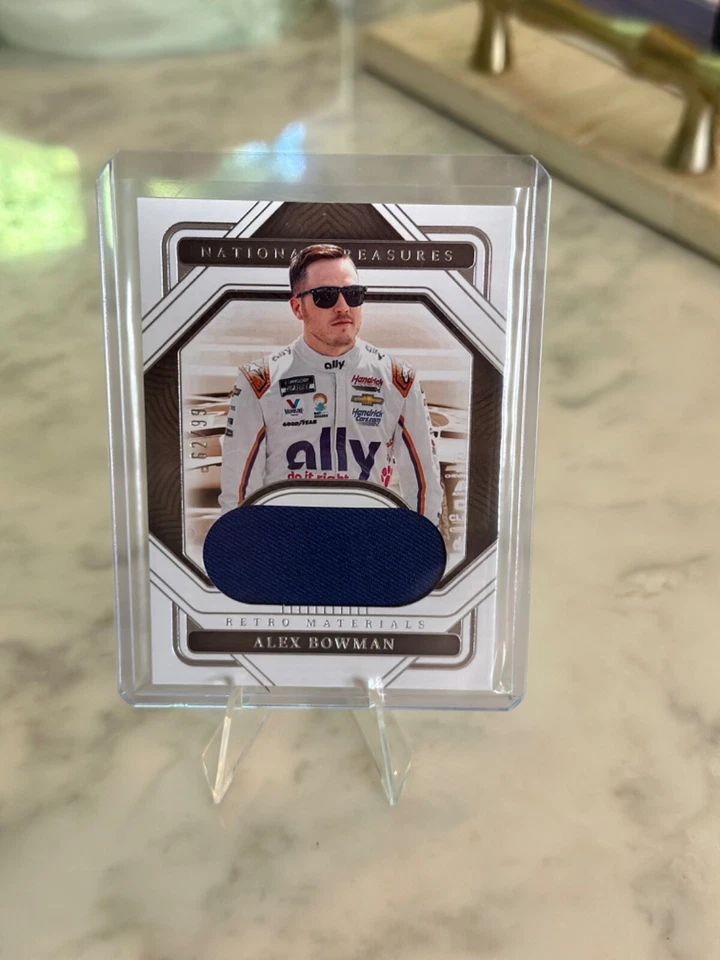 Alex Bowman 2023 National Treasures Retro Materials /99 - Image 1 of 1