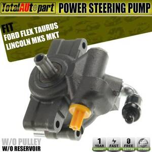 Power Steering Pump w/o Pulley for Ford Flex Taurus Lincoln MKS MKT 52121926AF