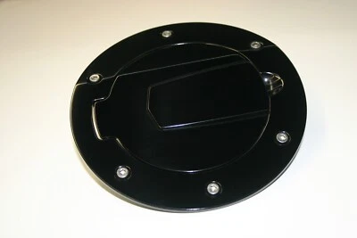 Porta de combustível SHR Tru-Billet escovada/preta anodizada para Mustang 2010-2014 - Imagem 1 de 3