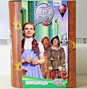 Master Pieces "The Wizard of Oz" 1000 Piece Jigsaw Puzzle In Book Shaped Box - Picture 1 of 5