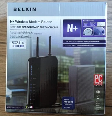 Wireless Modem Router Belkin - Immagine 1 di 3