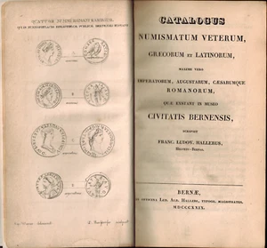 RARE 1829 Catalogus Numismatum Veterum Graecorum et Latinorum CivitatisBernensis - Picture 1 of 2