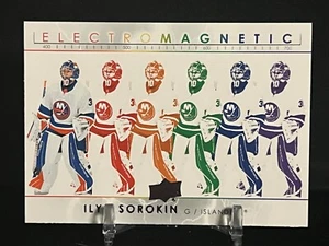 2021-22 ponte superiore serie 1 UD elettromagnetico Ilya Sorokin #EM-8 Ny Islanders - Foto 1 di 2