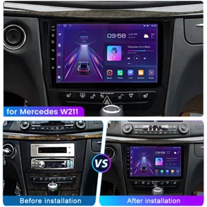 Autoradio "100-15" per Mercedes Benz CLS E-Class W211/W219 Android Carplay - Foto 1 di 10
