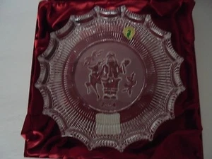 WATERFORD CRYSTAL 2006 St.NICHOLAS PLATE CLEAR VINTAGE - Picture 1 of 3