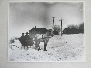 MBA21 8x10 s/w Foto von Mary Reid & Daniel Familienfoto Mineral Point WI - Bild 1 von 3