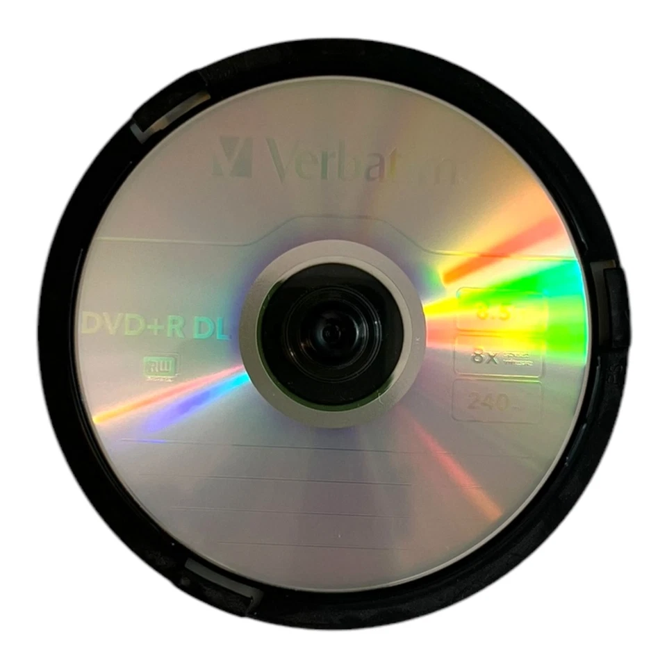 Verbatim Rohling Double Layer DVD + R DL 8,5 GB 240 Min. 1 Stück Neu & unbenutzt - Bild 1 von 1