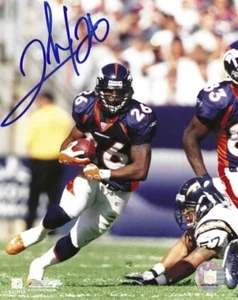 Autographed 8x10 Clinton Portis Denver Broncos photo - w/COA - Picture 1 of 1