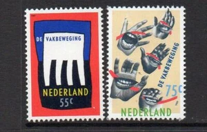 NIEDERLANDE MNH 1989 SG1549-1550 GEWERKSCHAFTEN - Bild 1 von 1