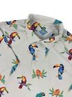 CHUBBIES 'Birds of Polodise' Mens Performance Polo Golf Short Sleeve Shirt - MED