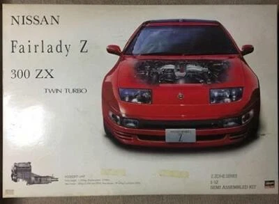 Kit raro Big size Hasegawa 1/12 Nissan Fairlady Z 300ZX Twin Turbo / JP 8045 - Immagine 1 di 4
