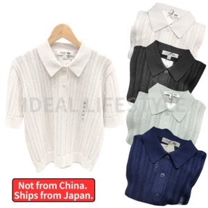Suéter Polo Mujer UNIQLO COMPTOIR DES COTONNIERS Algodón Pointelle 476232 Nuevo con Etiquetas - Imagen 1 de 19