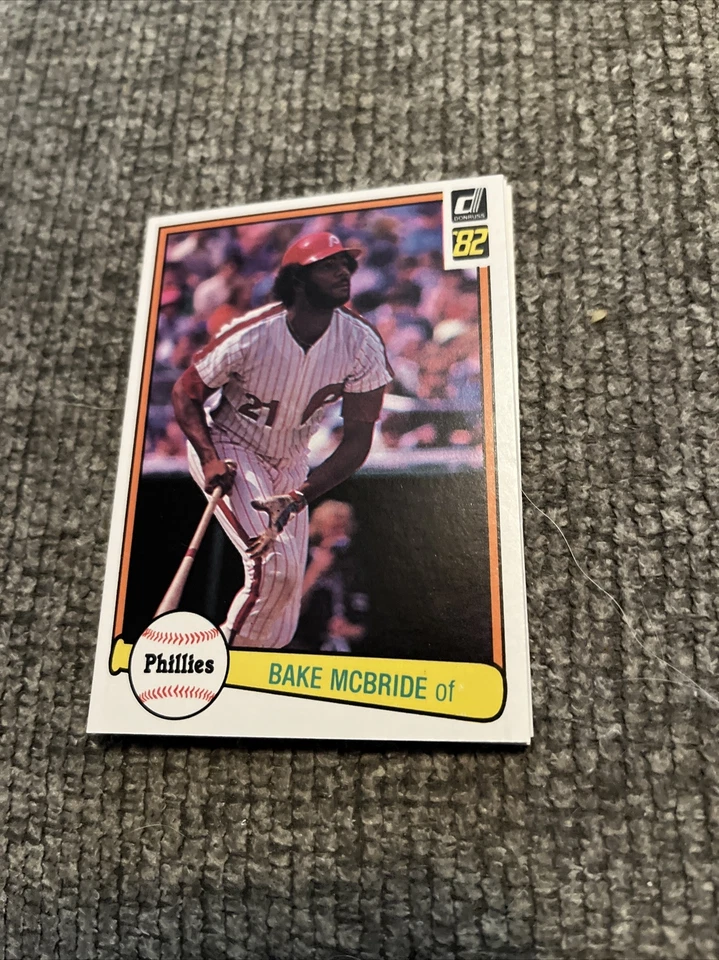 1982 Donruss 497 Bake McBride   Philadelphia Phillies  Baseball - Image 1 of 1