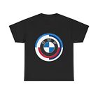 BMW voiture de sport neuf logo chemise unisexe coton lourd tee mode décontractée t-shirt