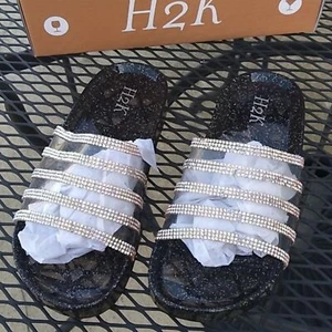 Kids glitter slides size 1 New With Box. - Picture 1 of 7