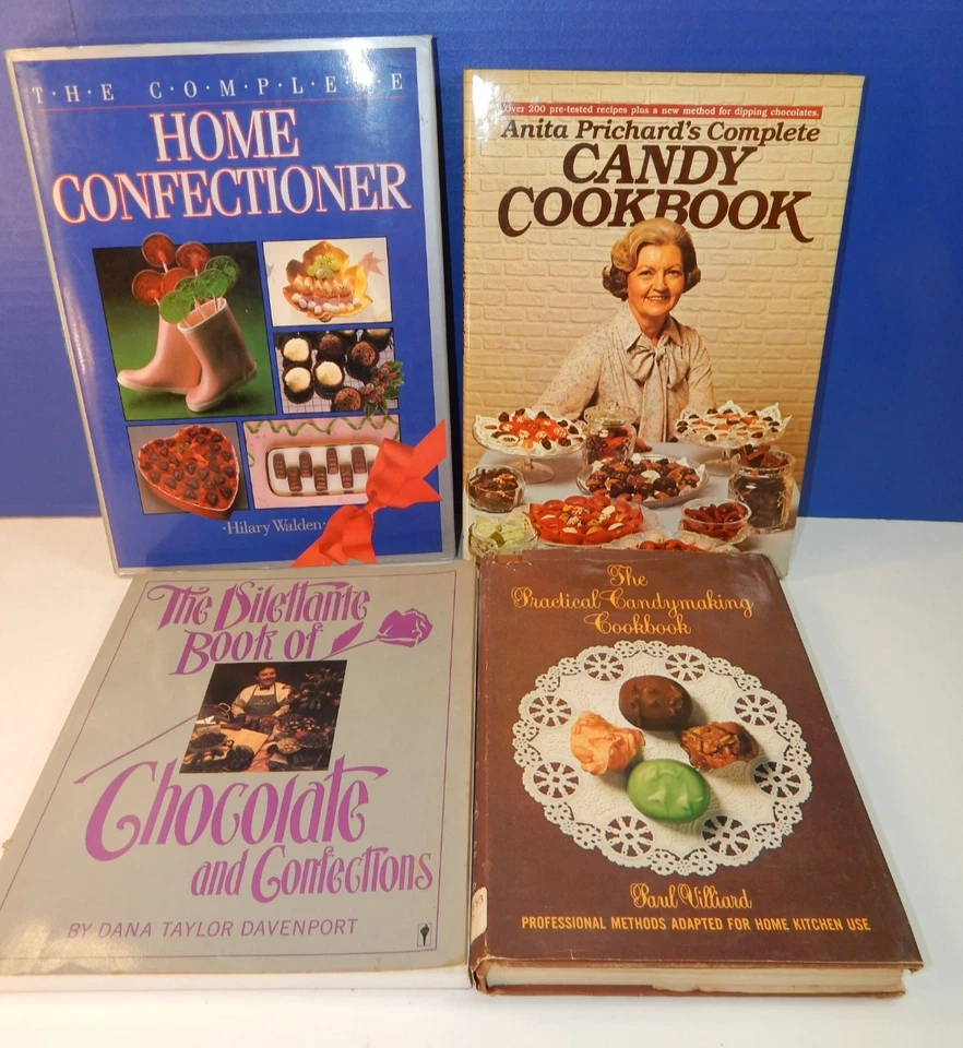 4 Vintage Candy Making Confections Sweets Nougats Pritchard Walden Cookbooks lot - Image 1 of 4