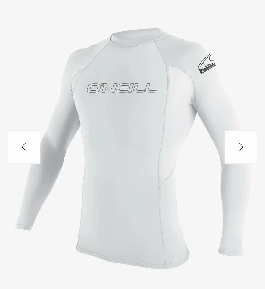 O'Neill Rash Guard мужские XXL Performance Fit базовые чехлы 50+ L/S защита от сыпи - Изображение 1 из 4