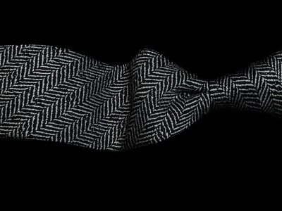 Goodfellow & Co - Corbata para hombre gris tejido espiga 2,8" W x 58" L delgada/delgada Foto 1 de 4