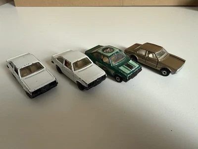 Matchbox Lesney Superfast Ford Konvolut 3X Escort GRÜN UND WEIẞ UND Cortina - Bild 1 von 4
