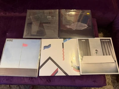 PUNK / NEW WAVE / WIRE: BUNDLE OF FIVE REISSUE 'WIRE' 12" VINYL ALBUMS - Image 1 of 4