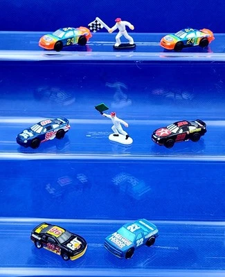 NASCAR Micro Machines LOT  Gordon 24  Jarrett 88 Havoline 28 Maxwell 32 Cat 96 - Image 1 of 4