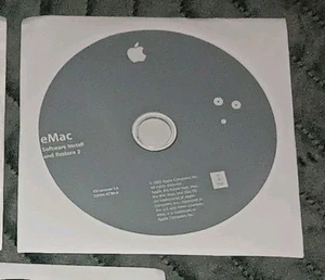 Logiciel Apple eMac G4 installation et restauration 2 CD-ROM 2Z691-4730-A - Photo 1/2