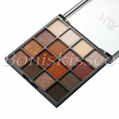 Paleta de sombras de ojos de 16 colores tono nude brillo mate maquillaje cosmético de larga duración Foto 1 de 4