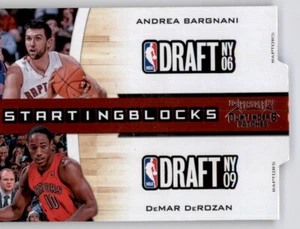 2010-11 Contenders Starting Blocks DeMar DeRozan Andrea Bargnani #d /299 Raptors - Picture 1 of 2