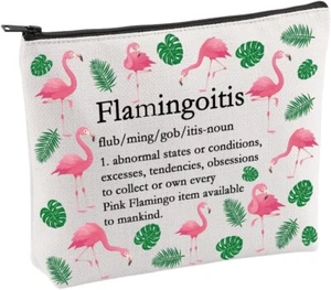 Flamingo Gifts, Flamingo Makeup Bag, Flamingo Bird Animal Lover Gifts for Women - Picture 1 of 6
