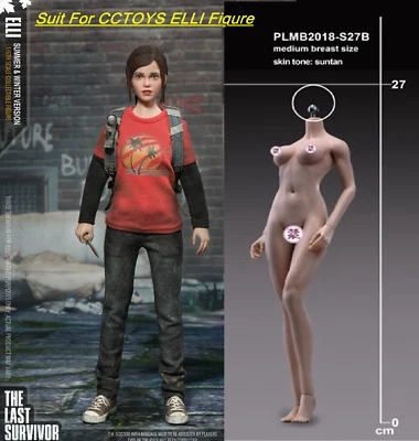 TBLeague GIRL S27B 1/6 SeamlessBody Suntan MID Breast SHORTER PH Body  - Image 1 of 4