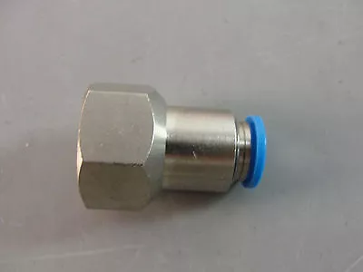 FESTO ГИДРАВЛИЧЕСКАЯ ПНЕВМАТИЧЕСКАЯ АВТОМАТИКА ИЗ НЕРЖАВЕЮЩЕЙ СТАЛИ ТОЛКАЮЩИЙ ФИТИНГ 5/8 «ID 8 мм трубка  - Изображение 1 из 4