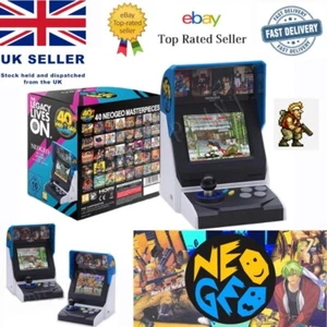 SNK NEO GEO Mini Máquina Arcade Consola Portátil 40 Juegos Versión Internacional - Imagen 1 de 16