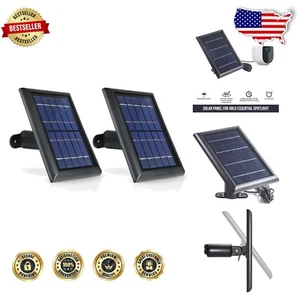Outdoor Solar Charging Panel with 360-Degree Bracket for Arlo Spotlight Series - Picture 1 of 9