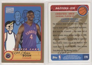 2003-04 Bazooka Gold Chris Bosh #279 Rookie RC HOF