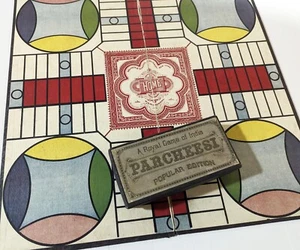 Antique Parcheesi Game 1918 - Picture 1 of 6