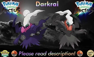 🌈Shiny Non-shiny Darkrai 6IV🌈Pokémon Legends Arceus INICIO (💯Legal) - Imagen 1 de 15