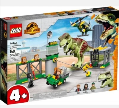 LEGO 76944 Jurassic World T. rex Dinosaur Breakout SEALED Retired Collectable  - Image 1 of 4