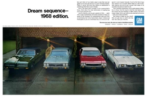 1968 Pontiac GTO Chevelle SS 396 Buick GS 400 Olds 4-4-2 Dream Ad Poster 13x19 - Foto 1 di 1