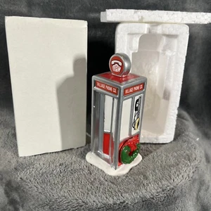 Department 56 Village Phone Booth Snow Village 54291 Christmas Accessory W/box - Picture 1 of 7