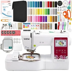 Máquina de bordar Brother PE545 con hilo y 200+ accesorios - Imagen 1 de 24