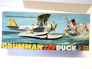 ITC Model Craft 1:54 Scale Grumman J2F Duck Model Kit # 3727-98 Rare Vintage Kit - Picture 1 of 10