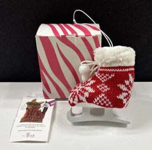 Pink Zebra Just Add Soaks Ice Skate Hang It Christmas Winter Ornament Fragrance - Picture 1 of 6