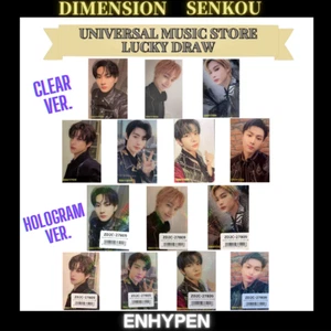 Tarjeta fotográfica ENHYPEN Universal Japón Lucky Draw número limitado DIMENSION SENKOU PC - Imagen 1 de 36