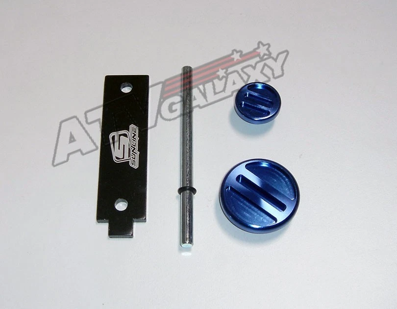 Kit de tampas de plugue de motor Sunline azul anodizado Yamaha YZ450F YZ 450F 07-09 - Imagem 1 de 1