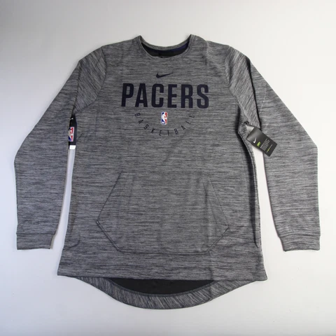 Indiana Pacers Nike NBA Authentics Dri-Fit Sweatshirt Men's Gray/Heather New Cover