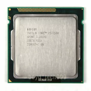 Intel Core i5 i5-2500 Processor 3.3 GHz/6M/5GT/s DMI (SR00T) LGA 1155 / H2 CPU - Picture 1 of 1
